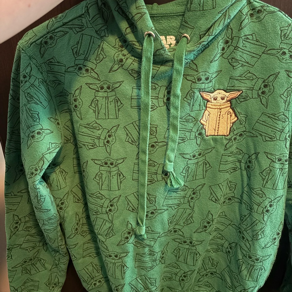 Star Wars The Child Green Kids Hoodie Sweatshirt